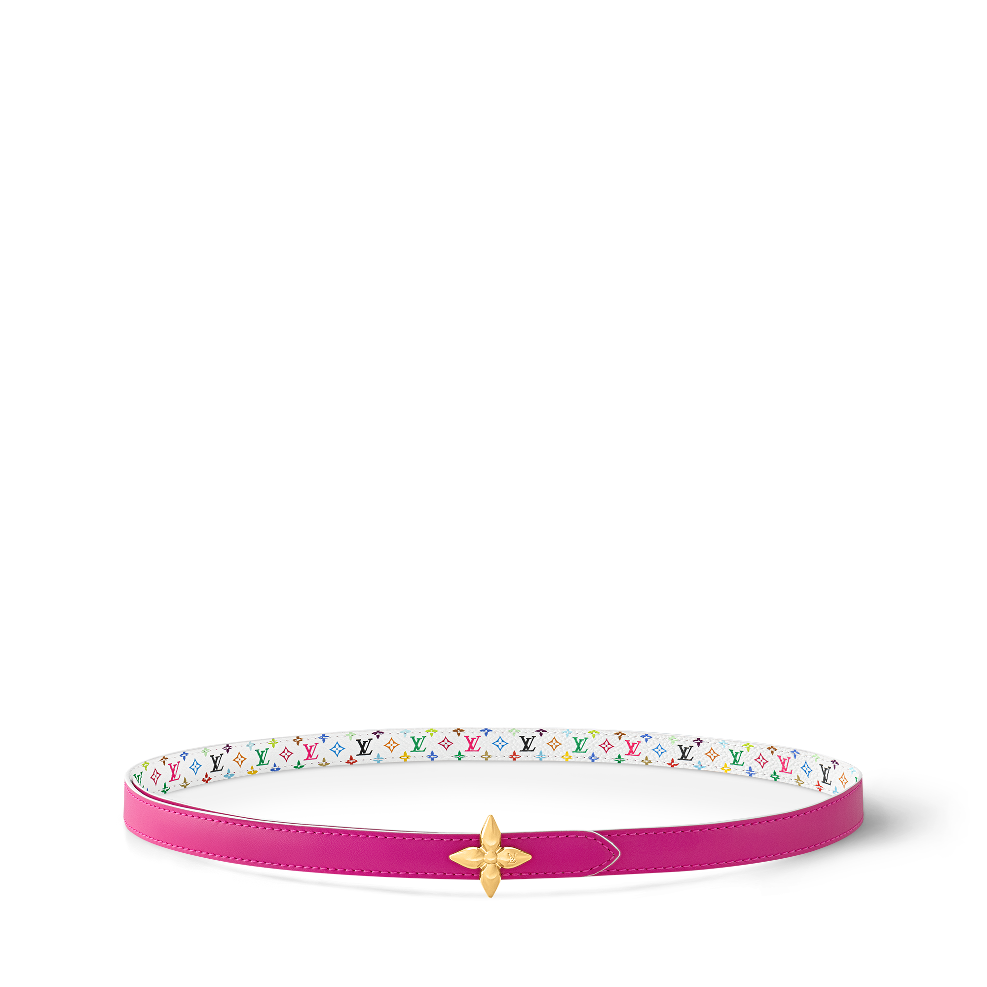 LV x TM Mini Flowergram 15mm Reversible Belt - Accessories | LOUIS